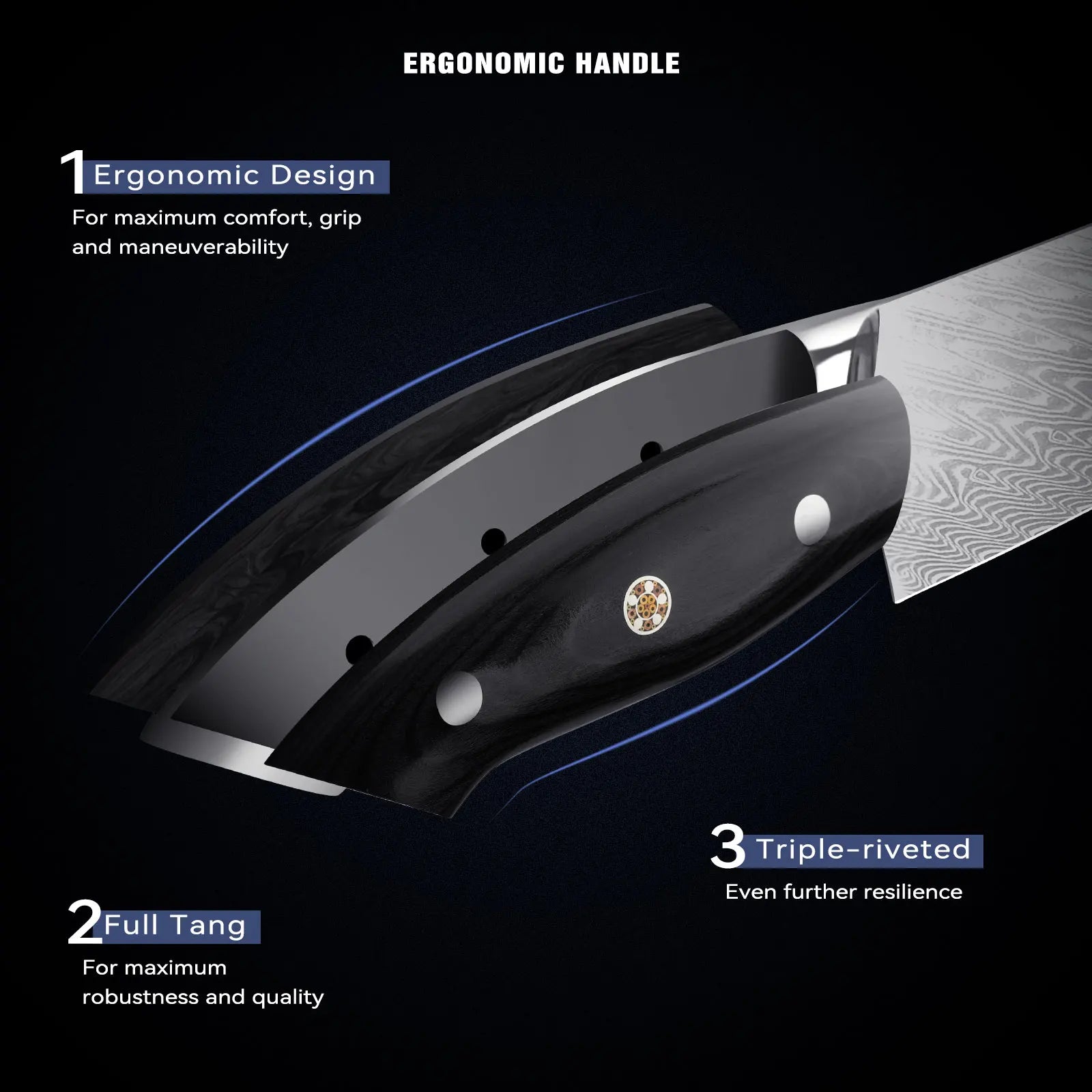 Professional Damascus Steel Petty Knife – 67-Layer Sharp Japanese Chef’s Knife for Meat, Vegetables & All-Purpose Kitchen Cutting