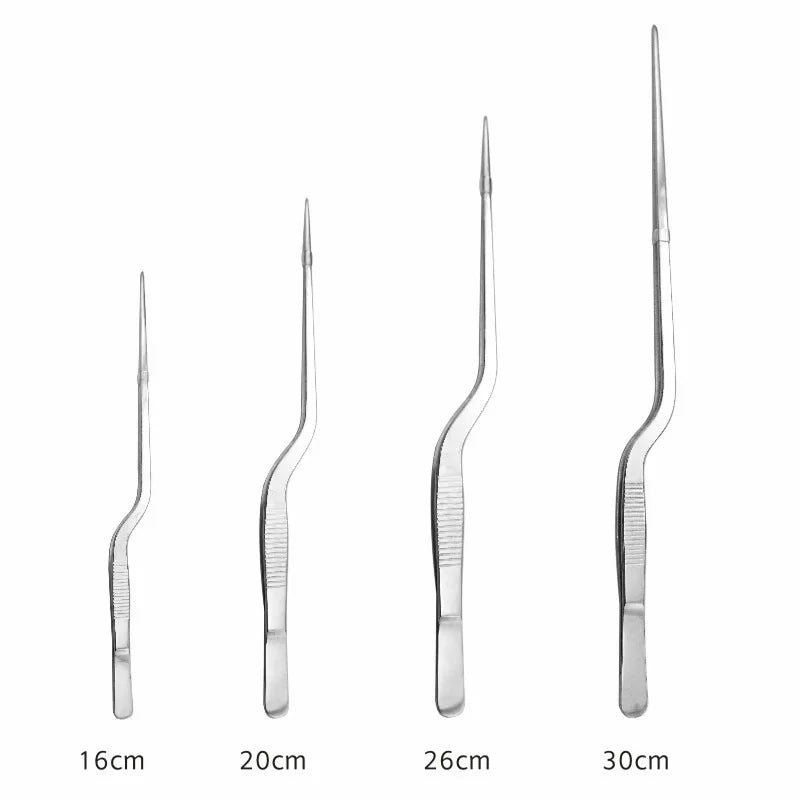 3/1Pcs Kitchen Tweezer Food Tongs BBQ Cooking Tool Stainless Steel Portable Barbecue Picnic Tongs for Kitchen Clamp CFQJ008