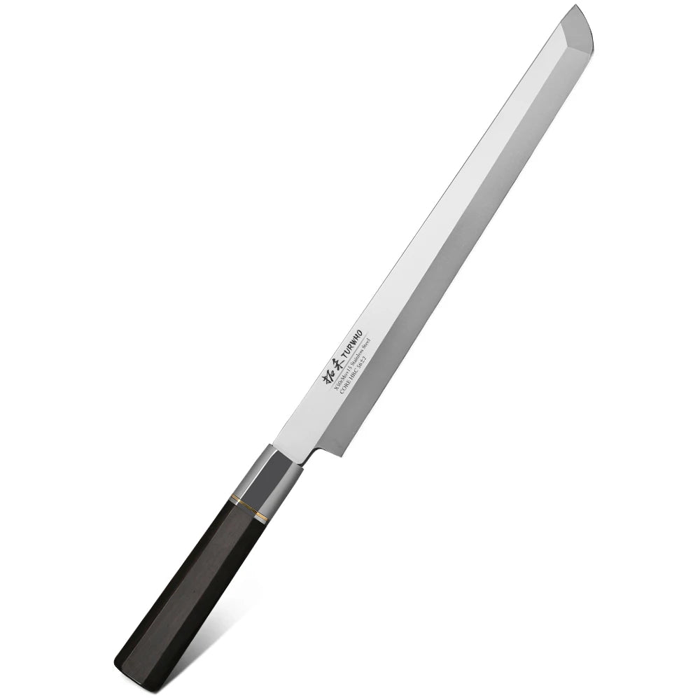 TURWHO Filleting Knife – 21.5cm Sharp Carbon & Stainless Steel Knife with Ergonomic Handle